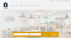 Desktop Screenshot of hostaljume.com